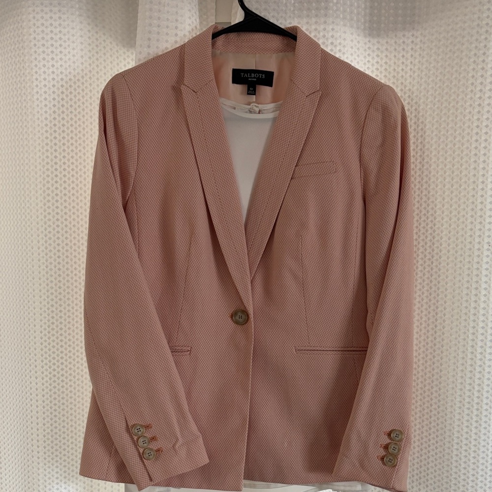 Talbots Blush Pink Blazer for Women